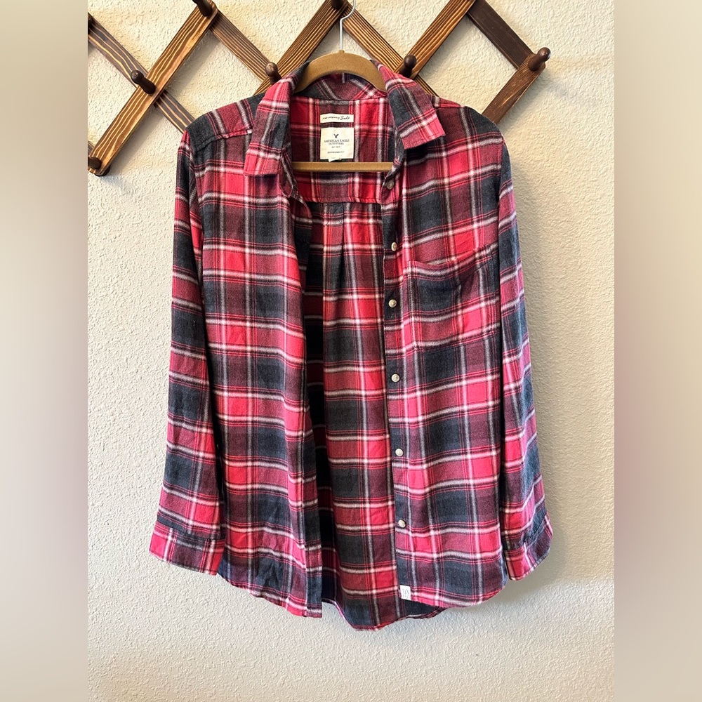 American Eagle boyfriend flannel
